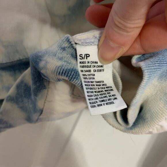 American Eagle Acid Washed Bomber Jacket - Picture 7 of 7